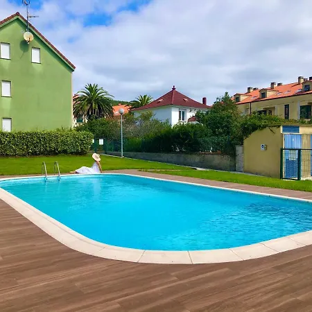 Apartman Junto Camino De Santiago,1ª Linea De Playa